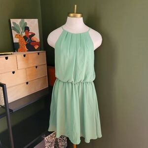 Green dress